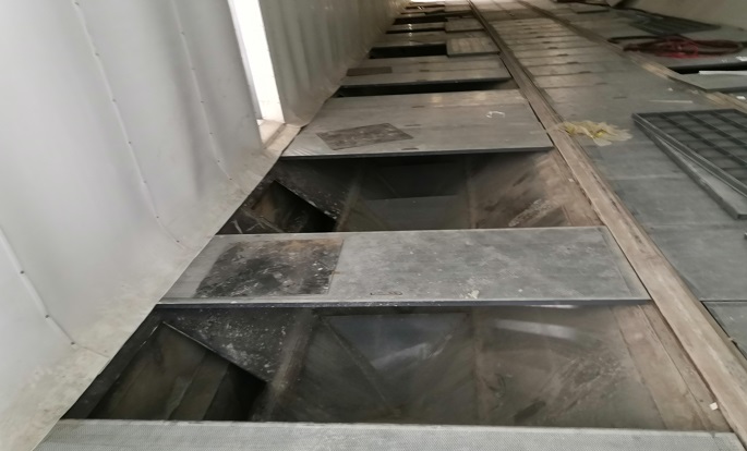 風(fēng)力回收噴砂房強(qiáng)力蜂窩吸砂地板