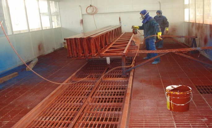 水旋噴漆房漆霧處理系統