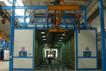 結構件機械噴砂房