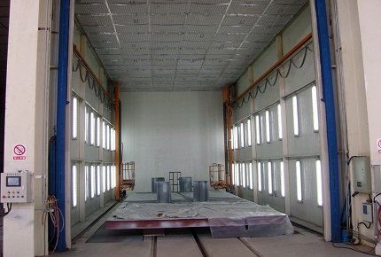 結構件干式噴漆房