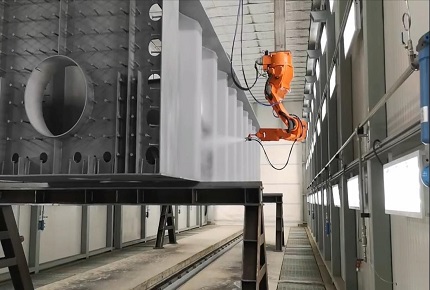 機器人干式噴漆房