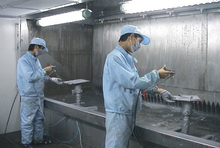 結構件水簾噴漆房、