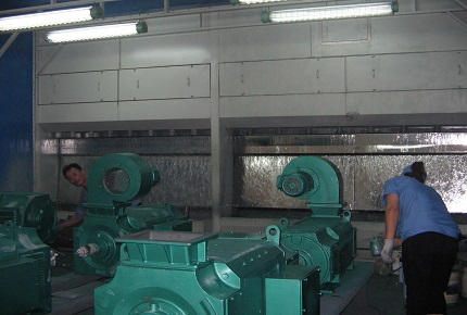 工業工件水幕噴漆房