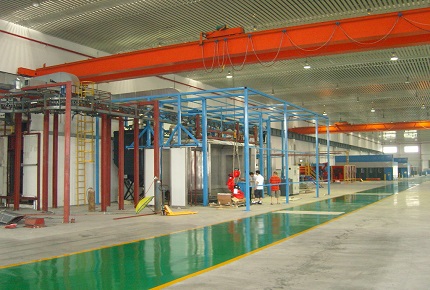 噴粉生產(chǎn)線