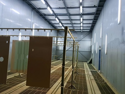 軌道交通鈑金件噴烘一體房
